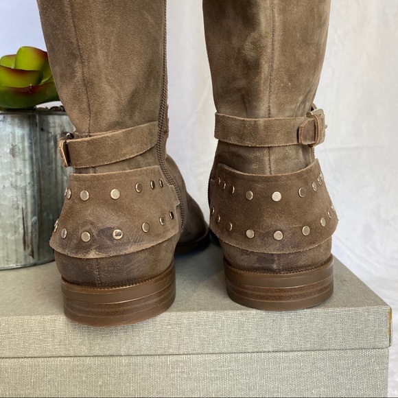 NWOB Nine West ‘Luciana’ Tall Suede Riding Boot - Picture 5 of 12